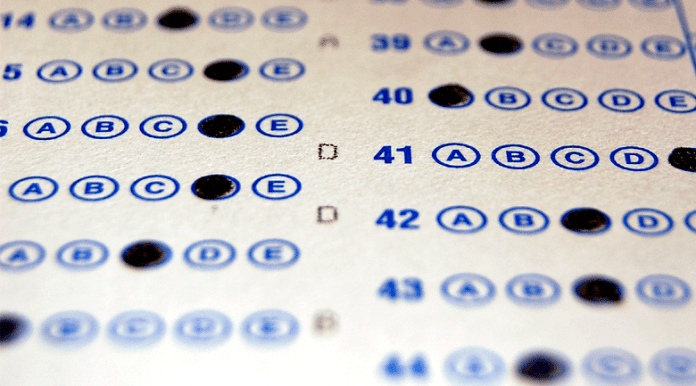 test-scantron test short sales processing