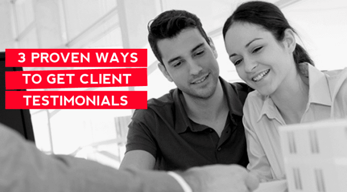 getting client testimonials