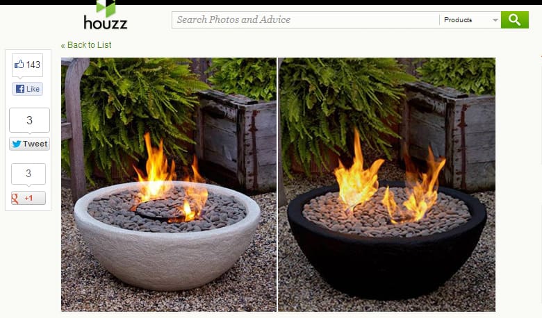 outdoor fire bowl