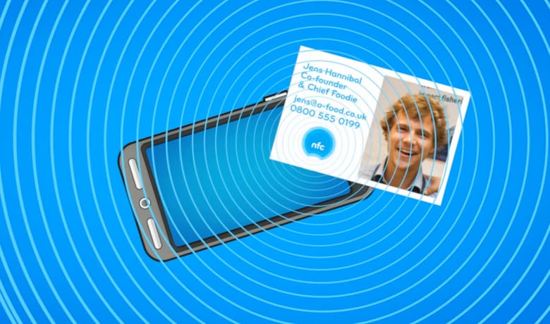 tap card to smartphone