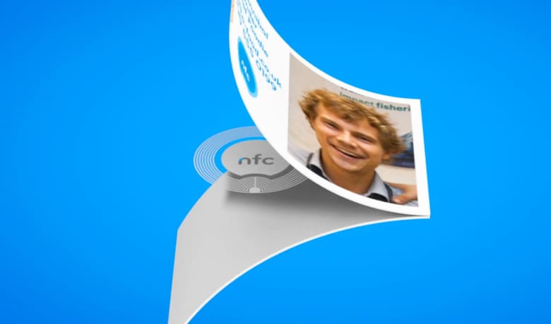 business card technology 