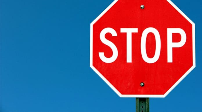 stop sign