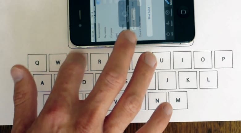 vibrative virtual keyboard
