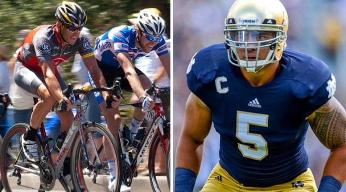 lance armstrong manti t'eo