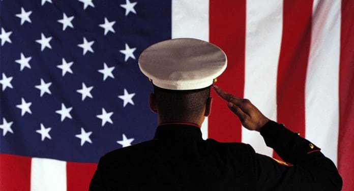 military salute