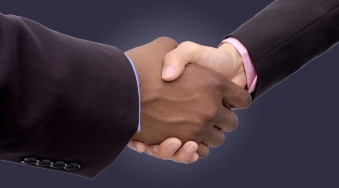 dispute resolution shaking hands