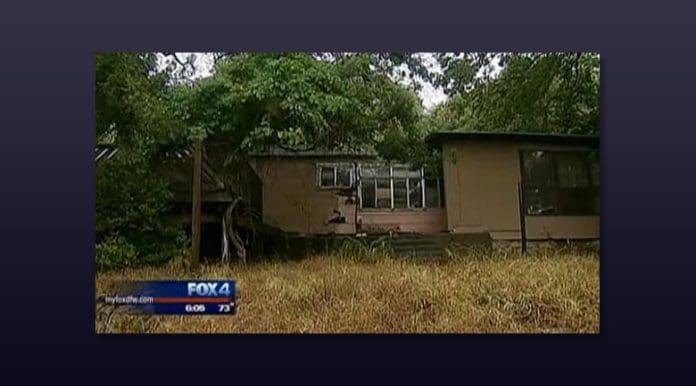 fort worth home demolished