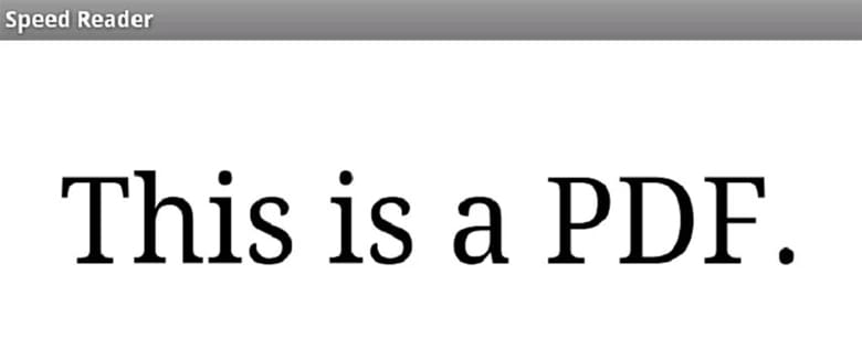 speed reader