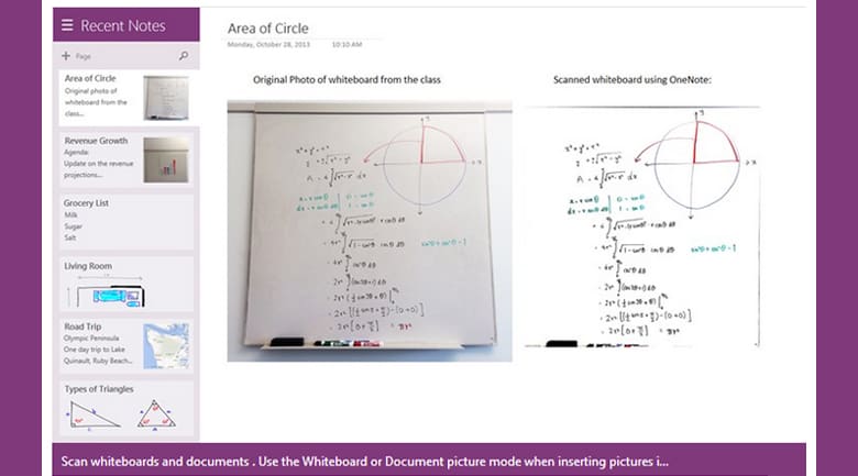 onenote for windows8
