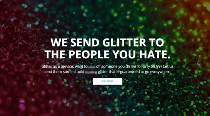 send glitter enemies
