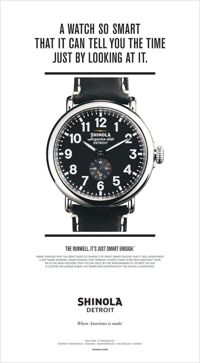 shinola vs. smartwatches