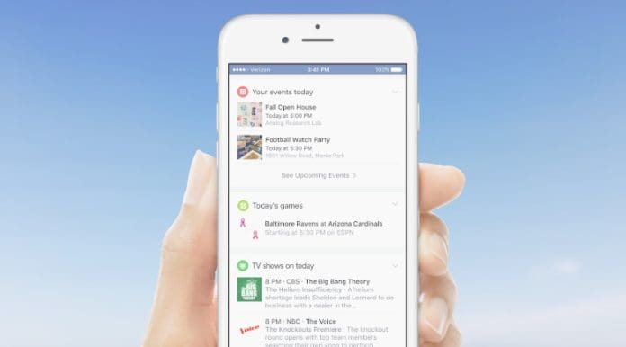 facebook event suggestions