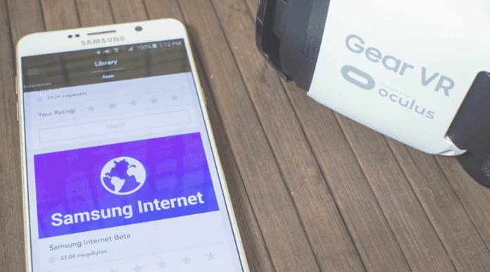 samsung gear vr browser