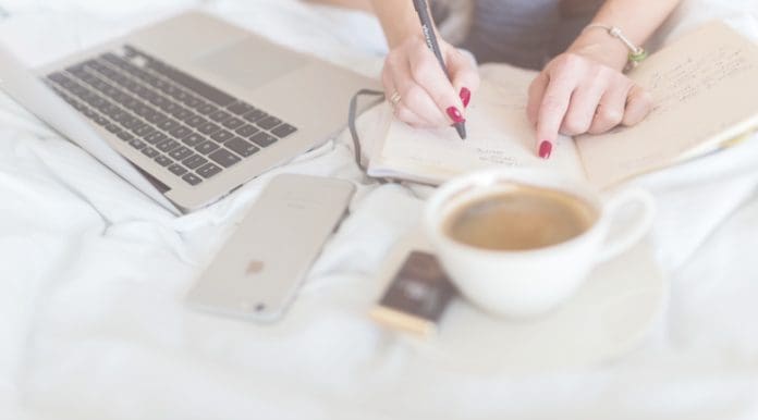 entrepreneur working