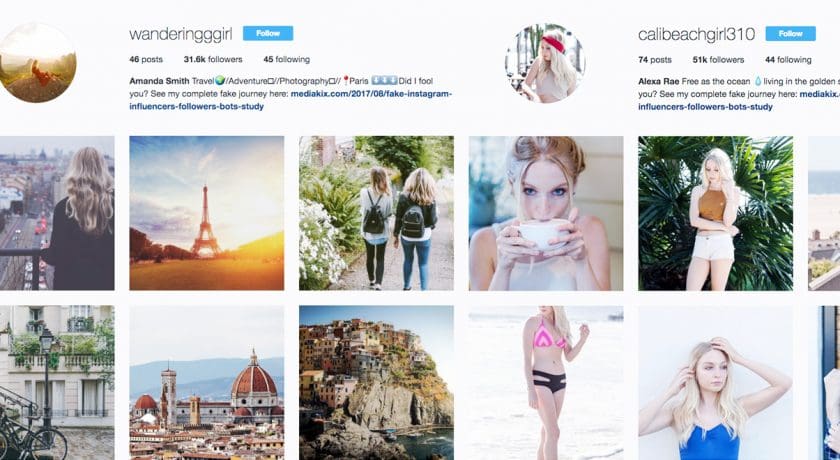 fake-influencer instafraud