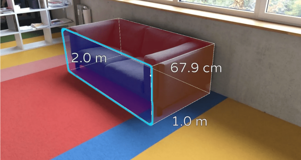 augmented reality measuring app