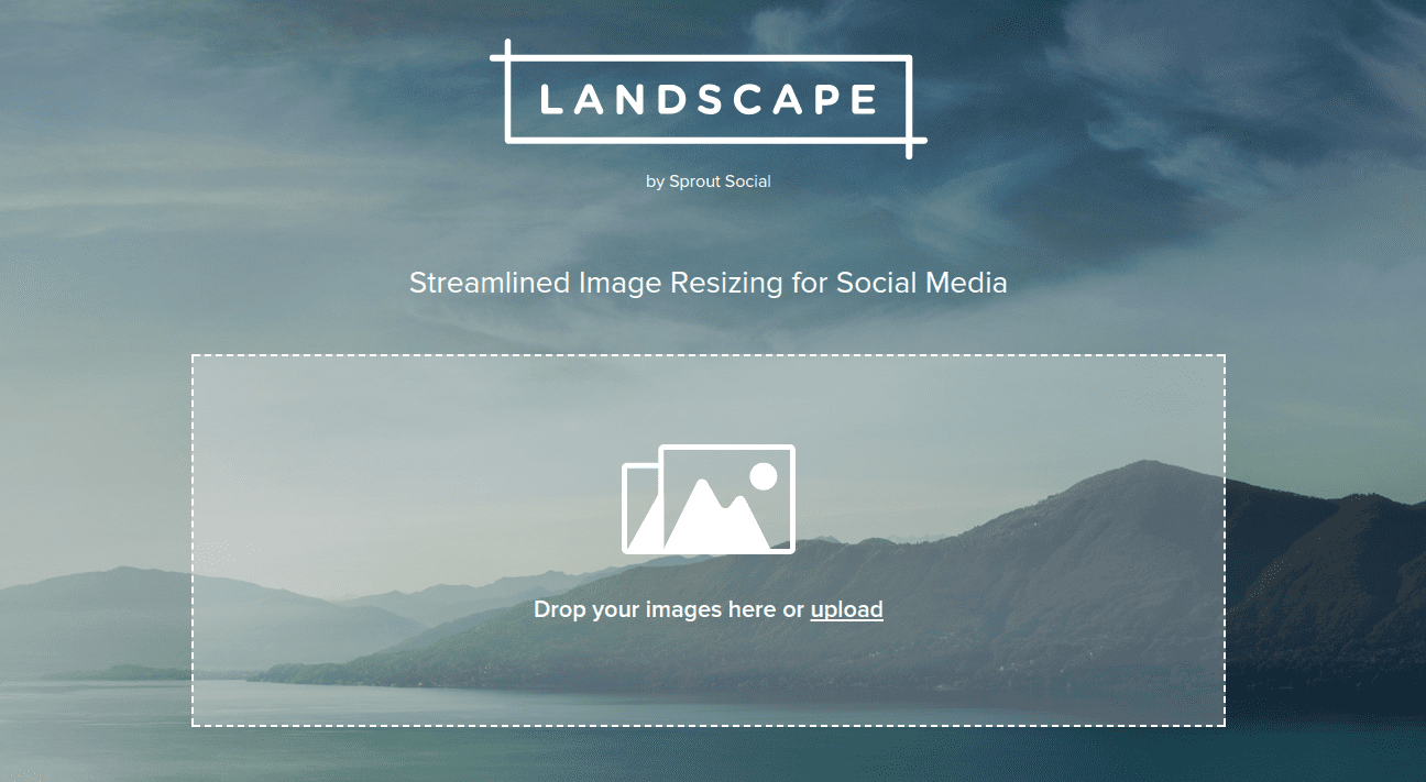 landscape by sprout social social media image sizes
