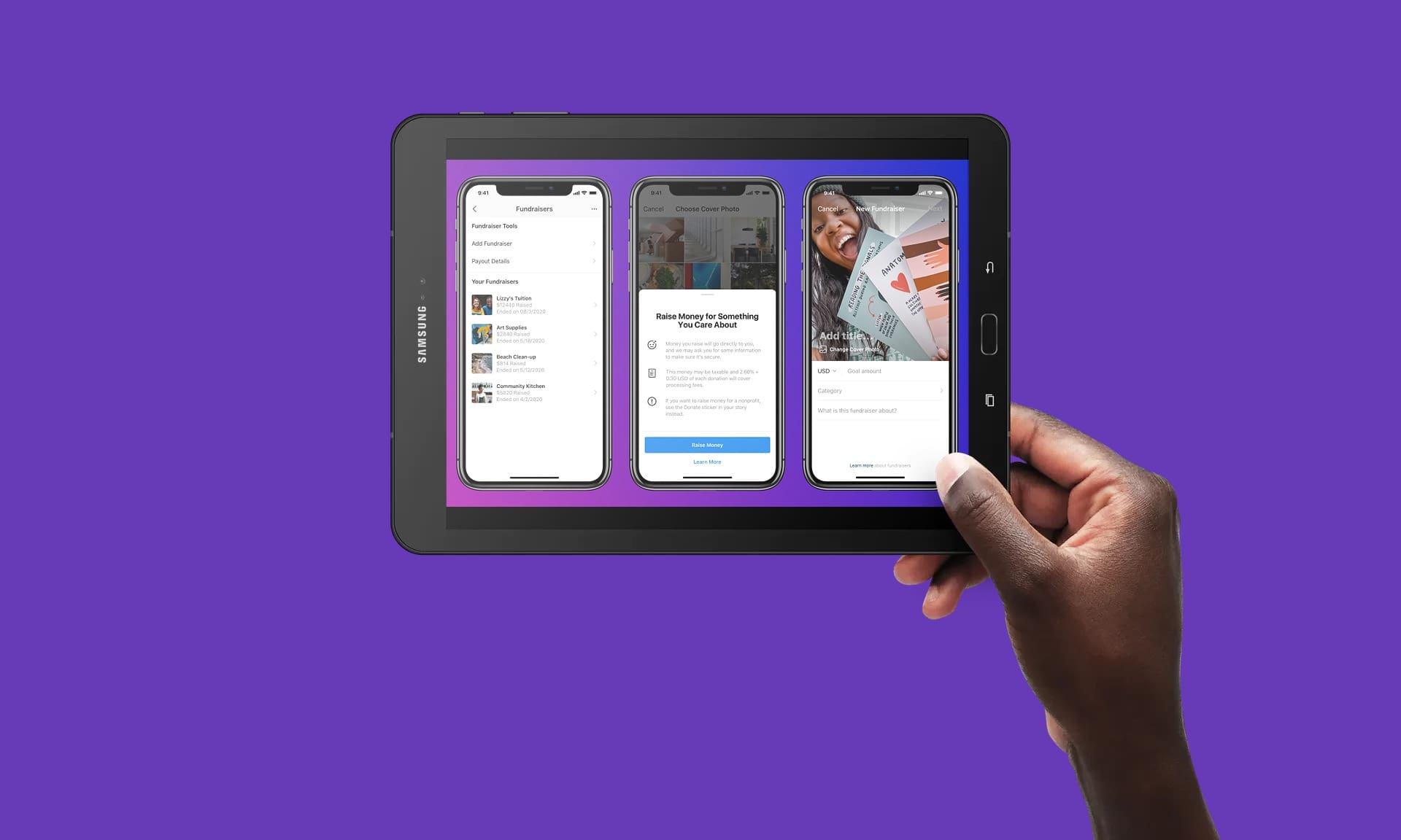 Instagram Fundraiser