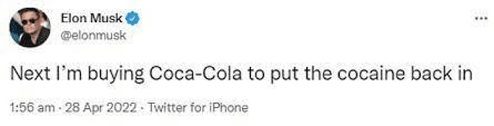 Elon Musk Twitter Tweet