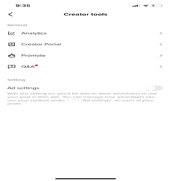 TikTok creator tools