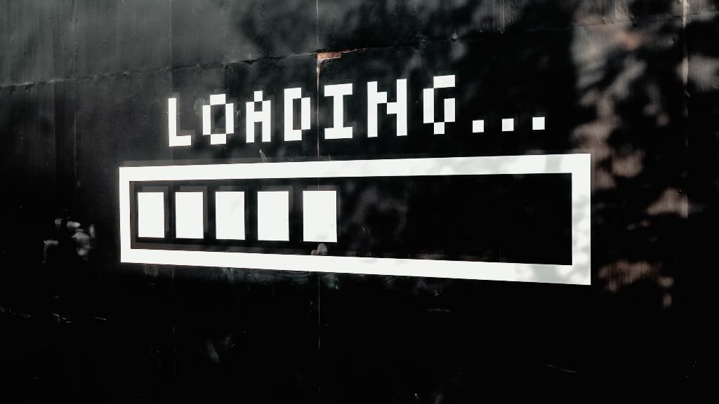 Loading sign representing AI Loading sign representing AI