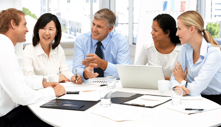 assertive broker meeting negotiation team