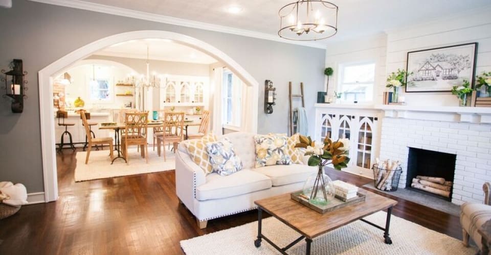 Open floor house showing co-living opportunities.