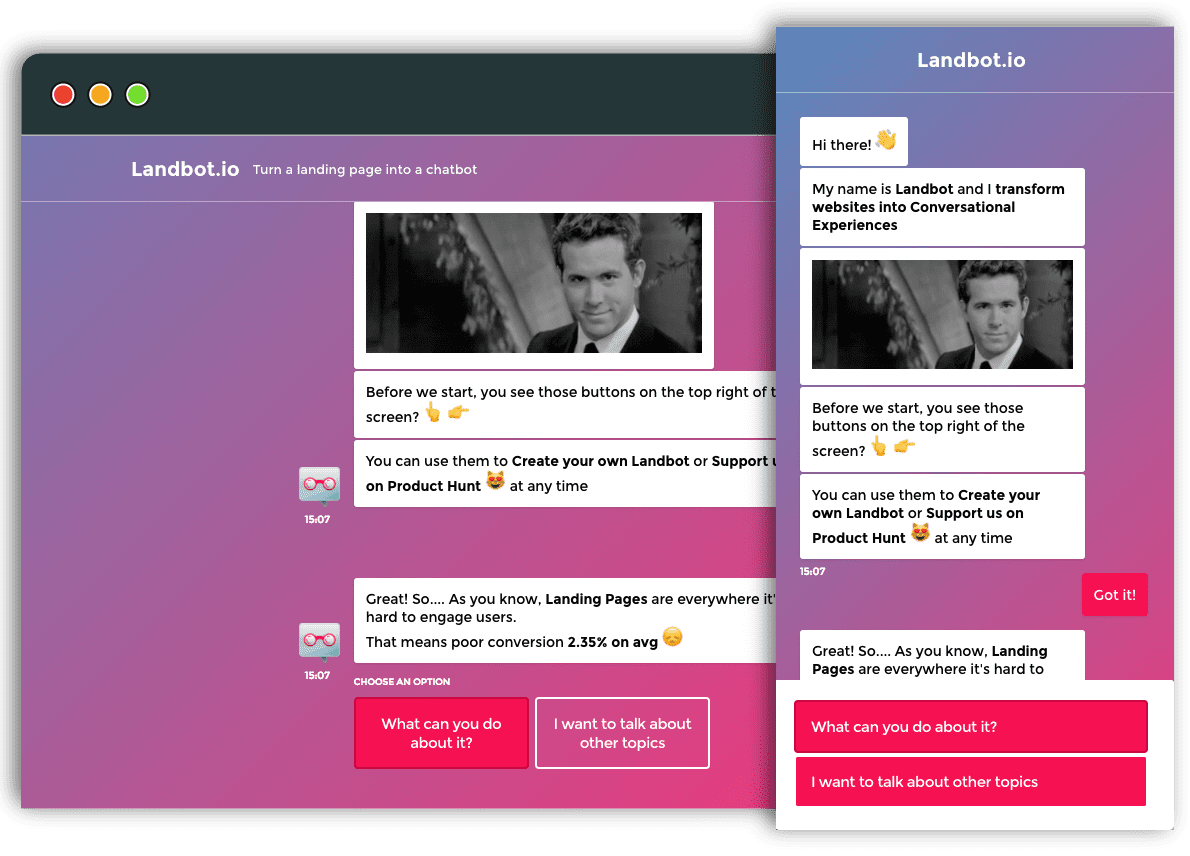 landbot chatbot