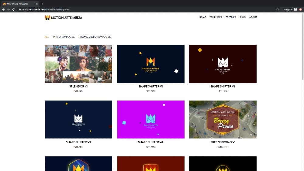 Motion Arts Media graphics