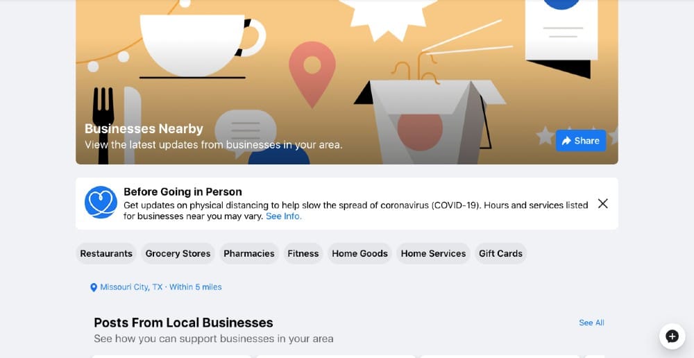 small business on Facebook