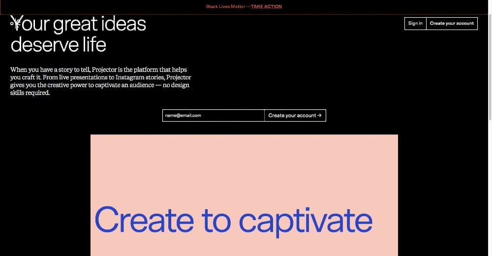 graphic design Projector