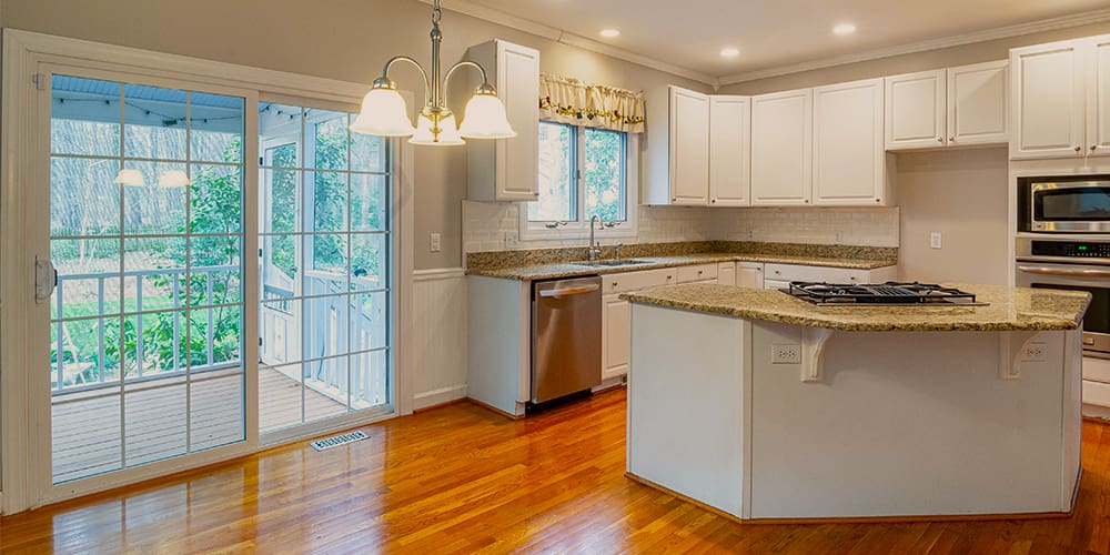 Open housing with large kitchen and backyard more desirable.