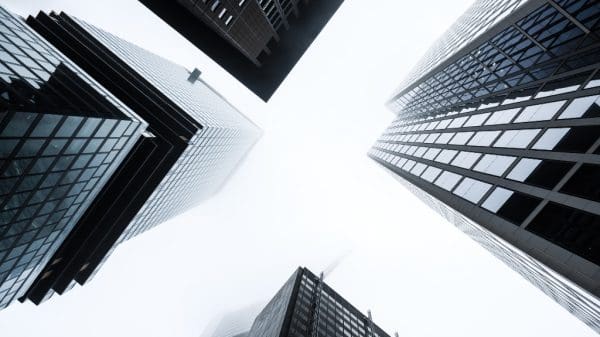 skyscrapers representing growing towns