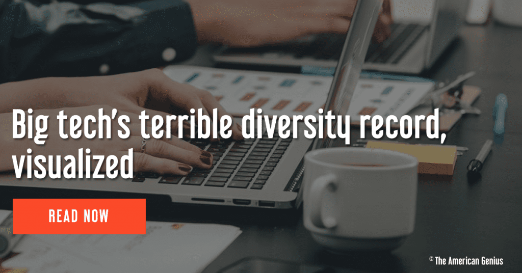 Big tech's terrible diversity record